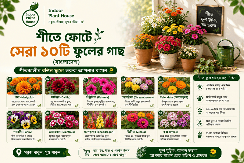 শীতে ফোটে সেরা ১০টি ফুলের গাছ (বাংলাদেশ)