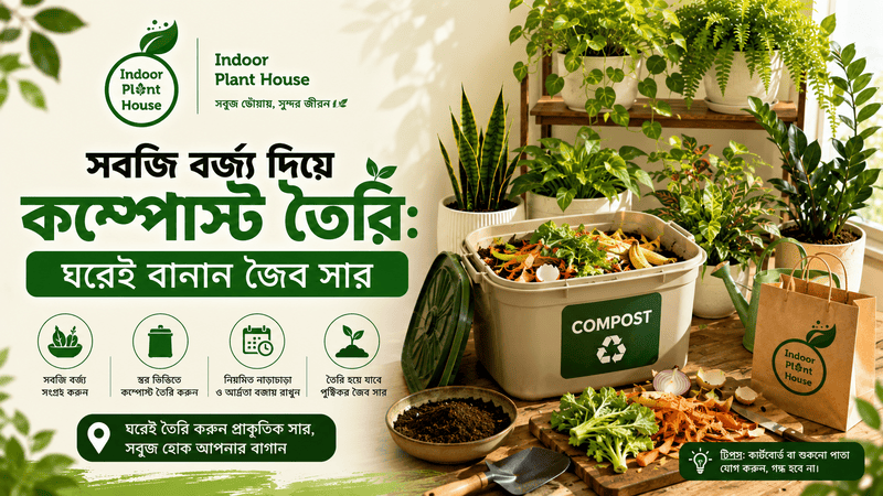 সবজি বর্জ্য দিয়ে কম্পোস্ট তৈরি: ঘরেই বানান জৈব সার