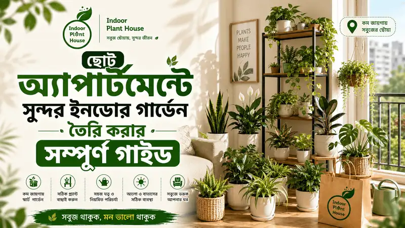 ছোট অ্যাপার্টমেন্টে সুন্দর ইনডোর গার্ডেন তৈরি করার সম্পূর্ণ গাইড