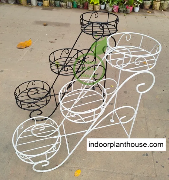 3 Tier Metal Plant Stand – ঘর ও বাগানের জন্য উপযুক্ত