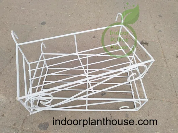 Metal Plastic Coated Planter 16*8″inch